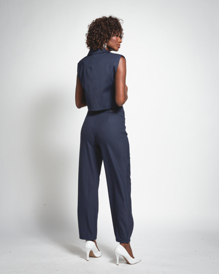 Calça Alfaiataria Azul Escuro