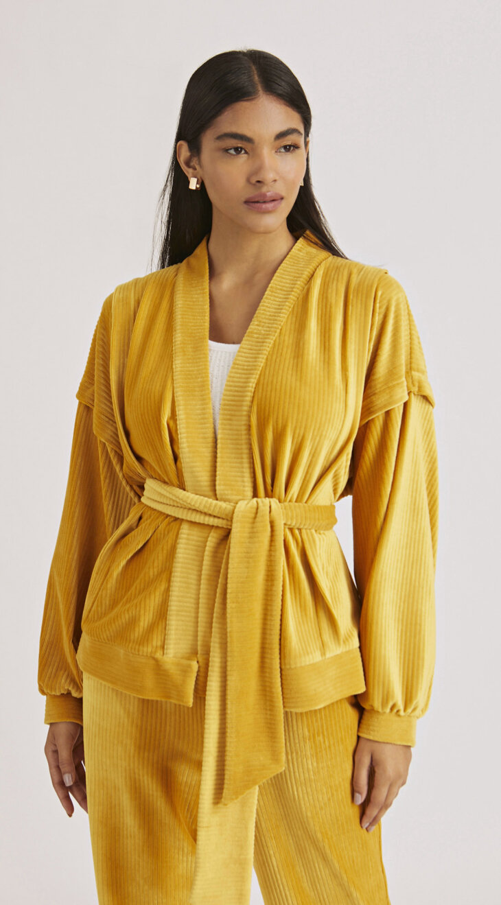 Kimono Curto com Faixa
